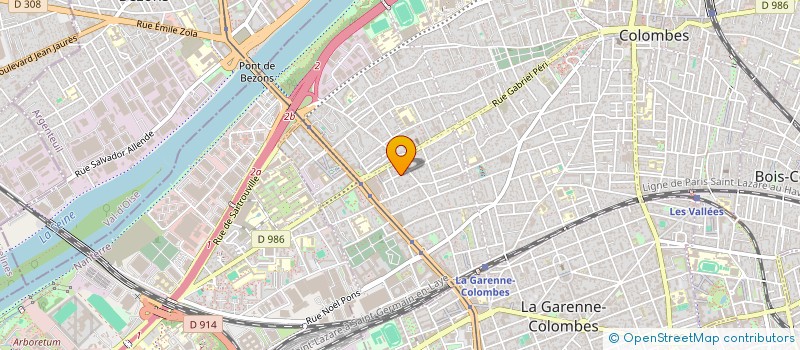 localisation de l'entreprise LIMO COACH & SERVICES à COLOMBES