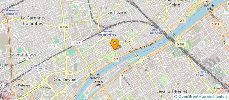 localisation de l'entreprise LIMO CONSULTING à COURBEVOIE
