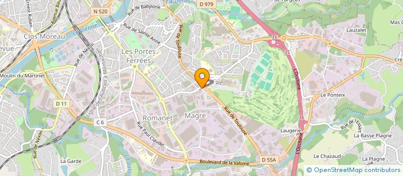 localisation de l'entreprise LIMO DEM à LIMOGES