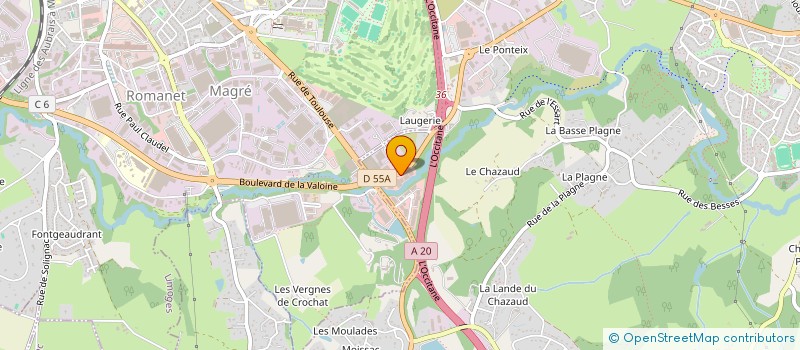 localisation de l'entreprise LIMO MEUBLES à AURILLAC