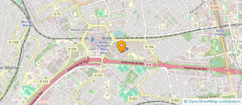 localisation de l'entreprise LIMO SERVICES  NOISY-LE-GRAND