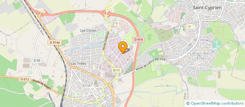 localisation de l'entreprise LIMOFLEX EUROPE  ELNE