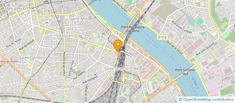 localisation de l'entreprise LIMOGEANNE  BORDEAUX