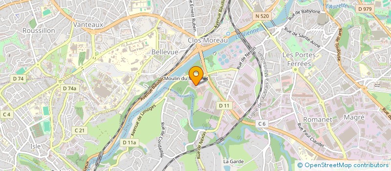 localisation de l'entreprise LIMOGECO à LIMOGES