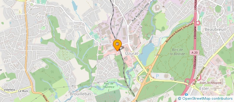 localisation de l'entreprise LIMOGES FORME à COUZEIX