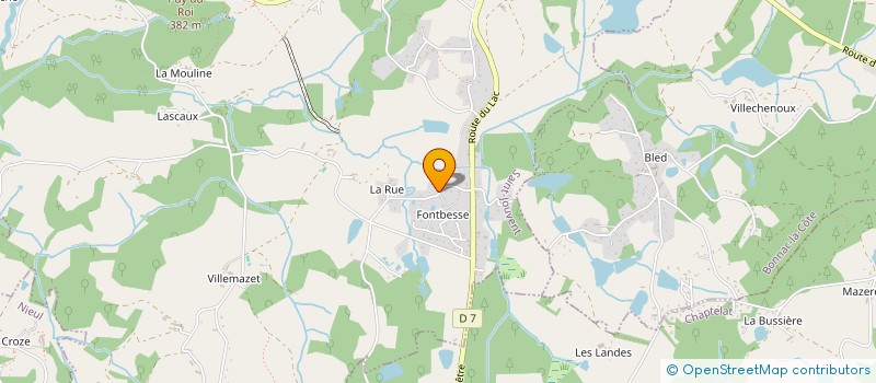localisation de l'entreprise LIMOGES GROUP à SAINT-JOUVENT