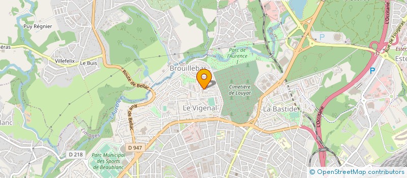 localisation de l'entreprise LIMOGES HAINAUT à LIMOGES