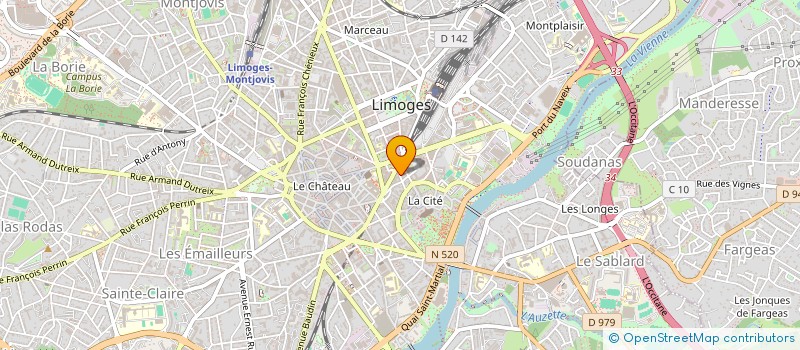 localisation de l'entreprise LIMOGES INITIATIVE MUSICALE ET EVENEMENTIEL à LIMOGES
