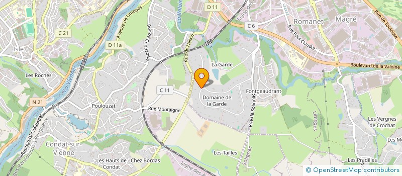 localisation de l'entreprise LIMOGES INVEST SELECTION à LIMOGES