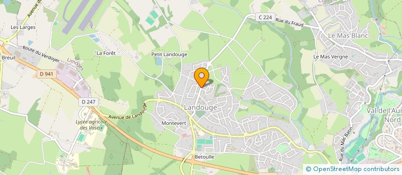 localisation de l'entreprise LIMOGES LANDOUGE FOOT à LIMOGES