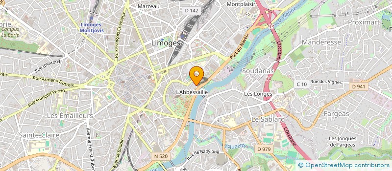 localisation de l'entreprise LIMOGES SPORTING CLUB DE GLACE à LIMOGES