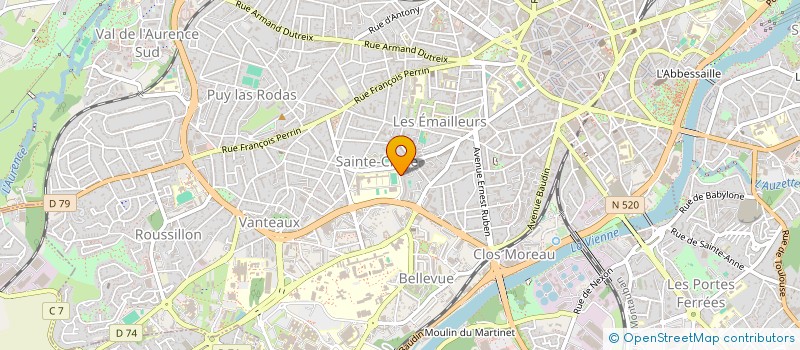 localisation de l'entreprise LIMOGES USEP à LIMOGES