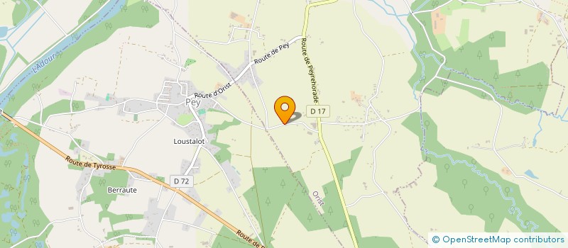 localisation de l'entreprise LIMOLA  ORIST