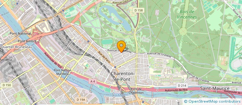 localisation de l'entreprise LIMON AUDIOVISUEL à CHARENTON-LE-PONT