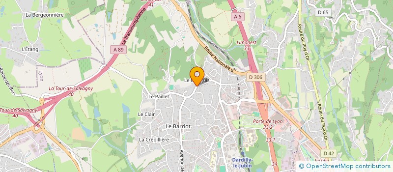 localisation de l'entreprise LIMON D'OR  DARDILLY