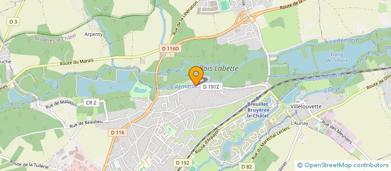 localisation de l'entreprise LIMON RUDDY à BREUILLET