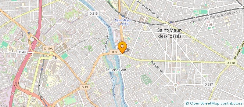 localisation de l'entreprise LIMONCELLO PIZZA à SAINT-MAUR-DES-FOSSES