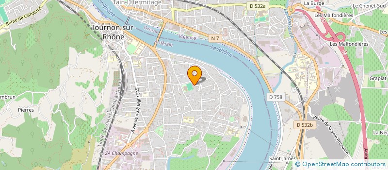 localisation de l'entreprise LIMONE PARTICIPATIONS à TOURNON-SUR-RHONE
