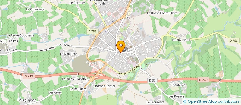 localisation de l'entreprise LIMONI  VALLET