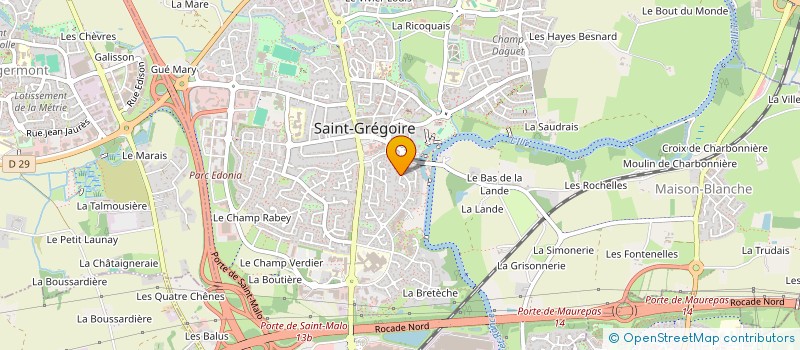 localisation de l'entreprise LIMONO  SAINT-GREGOIRE