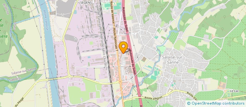 localisation de l'entreprise LIMONY SALAISE  SALAISE-SUR-SANNE