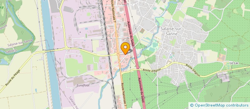 localisation de l'entreprise LIMONY SPORT à SALAISE-SUR-SANNE