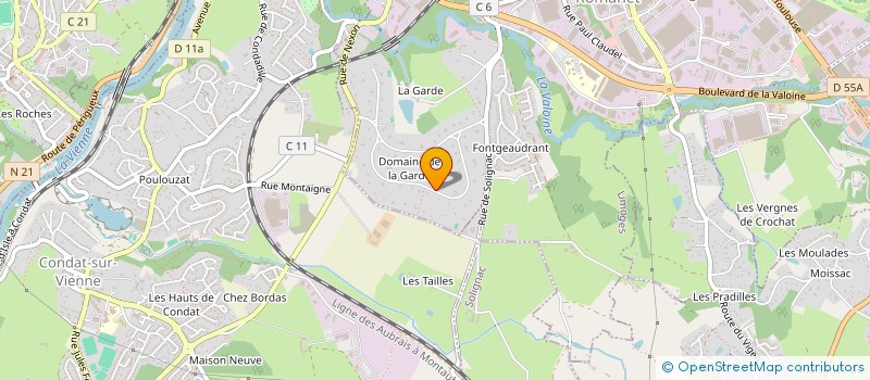localisation de l'entreprise LIMORUN à LIMOGES