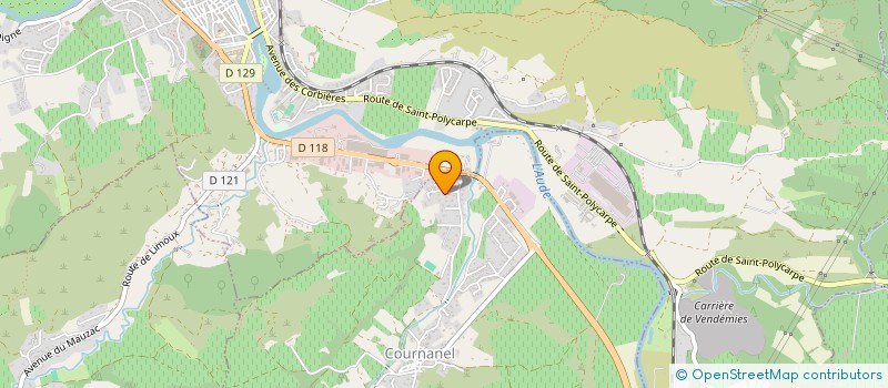 localisation de l'entreprise LIMOUDIS  LIMOUX