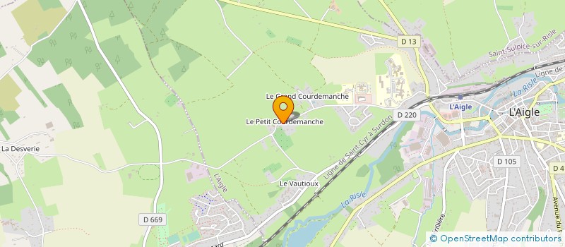 localisation de l'entreprise LIMOURS AUTOMOBILES à L'AIGLE