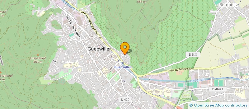 localisation de l'entreprise LIMOUSI  GUEBWILLER