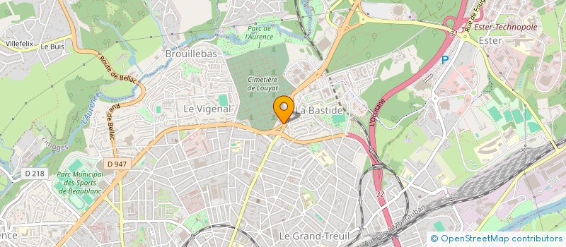 localisation de l'entreprise LIMOUSIN DIGITAL SERVICES à LIMOGES