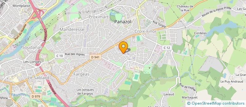 localisation de l'entreprise LIMOUSIN ET TRADITION MA MAISON à PANAZOL