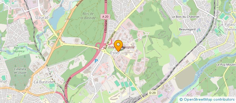 localisation de l'entreprise LIMOUSIN INFORMATIQUE à LIMOGES