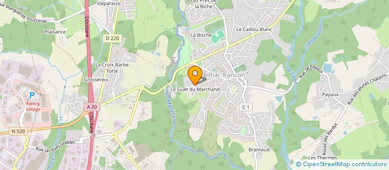 localisation de l'entreprise LIMOUSIN INVESTISSEMENT  RILHAC-RANCON