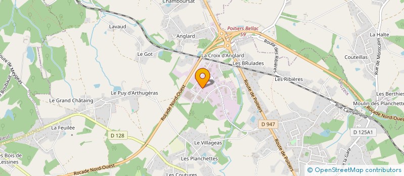 localisation de l'entreprise LIMOUSIN MECA-ELEC à LIMOGES