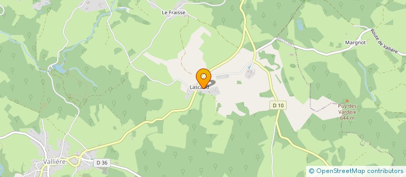 localisation de l'entreprise LIMOUSIN PAINT BALL à BANIZE