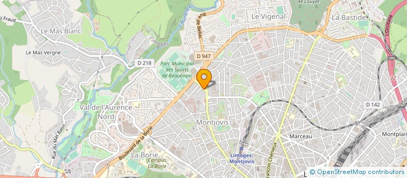 localisation de l'entreprise LIMOUSIN PARTICIPATIONS  LIMOGES