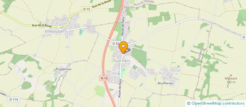 localisation de l'entreprise LIMOUSIN PARTICIPATIONS  BARBEZIEUX-SAINT-HILAIRE