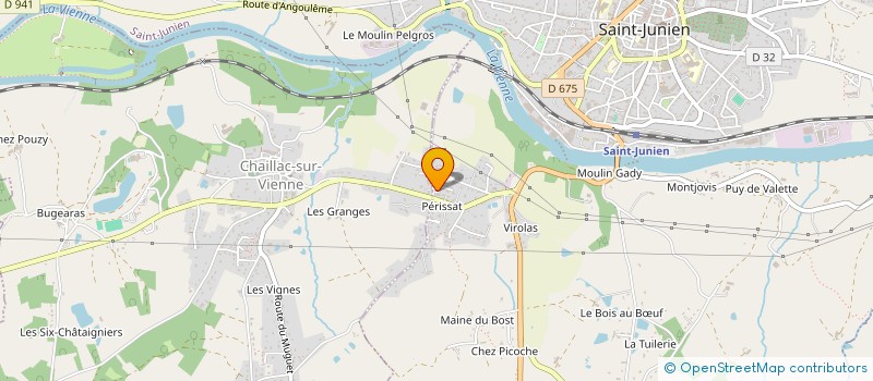 localisation de l'entreprise LIMOUSIN TRADITIONS à SAINT-JUNIEN