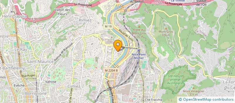 localisation de l'entreprise LIMOUSINE CAB à NICE