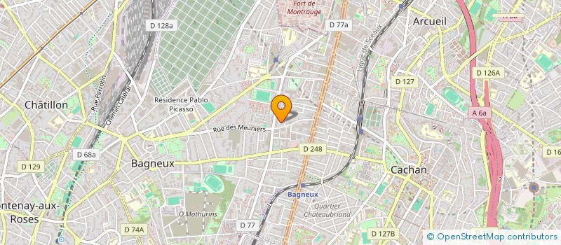 localisation de l'entreprise LIMOUSINE PRESTIGE à BAGNEUX