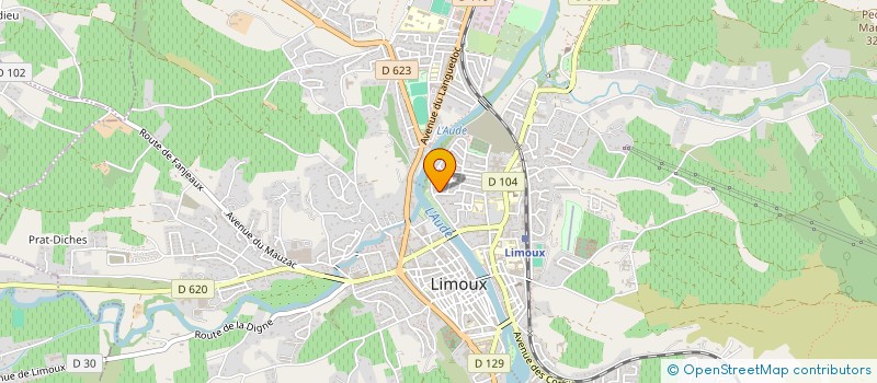 localisation de l'entreprise LIMOUX BADMINTON HAUTE VALLEE  AJAC