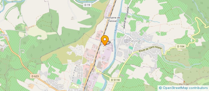 localisation de l'entreprise LIMOUX CONTROLE TECHNIQUE  LIMOUX