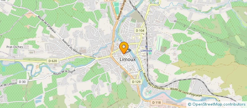 localisation de l'entreprise LIMOUX IMMOBILIER à LIMOUX