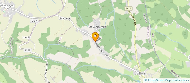 localisation de l'entreprise LIMOUX MARCHE  LE BORN