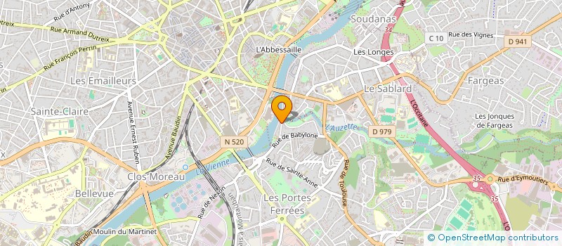 localisation de l'entreprise LIMOUZ'AILE PARAMOTEUR à LIMOGES