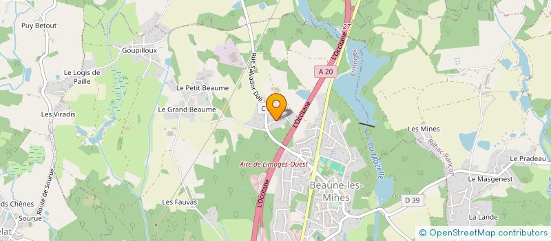 localisation de l'entreprise LIMOUZI ACADEMIE à LIMOGES