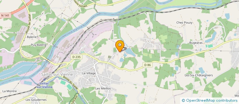 localisation de l'entreprise LIMOUZI DEBOSSELAGE  SAILLAT-SUR-VIENNE