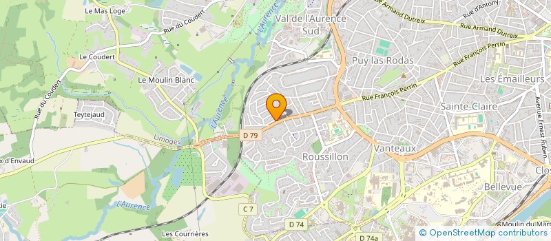 localisation de l'entreprise LIMOUZIK à LIMOGES