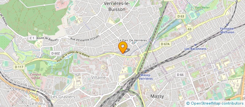 localisation de l'entreprise LIMOWAY à MASSY